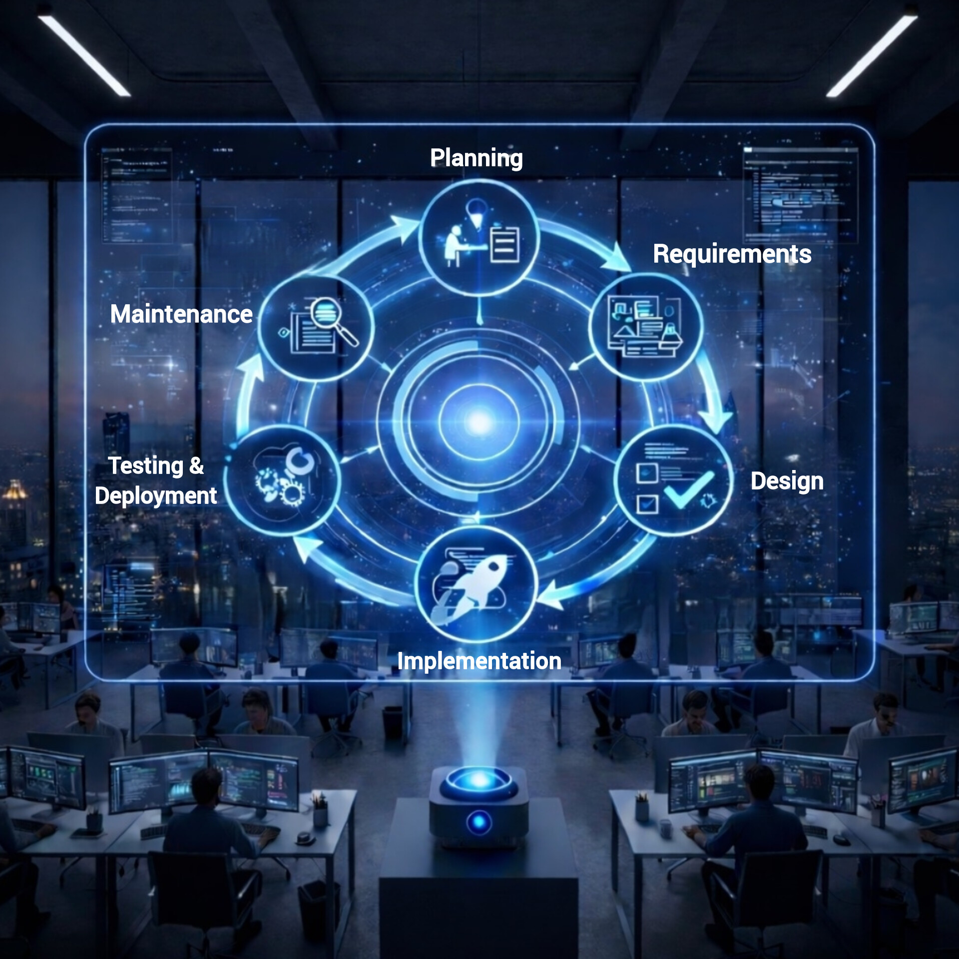 Software Development Life Cycle Diagram